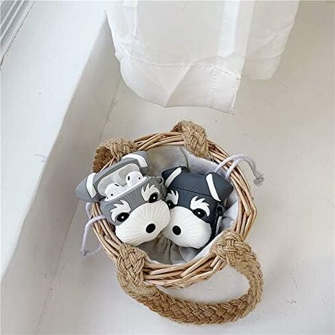 Silicone Case Cover Compatible with Apple Airpods 1&2[Cute Pet Design](Bago) in Saudi Arabia