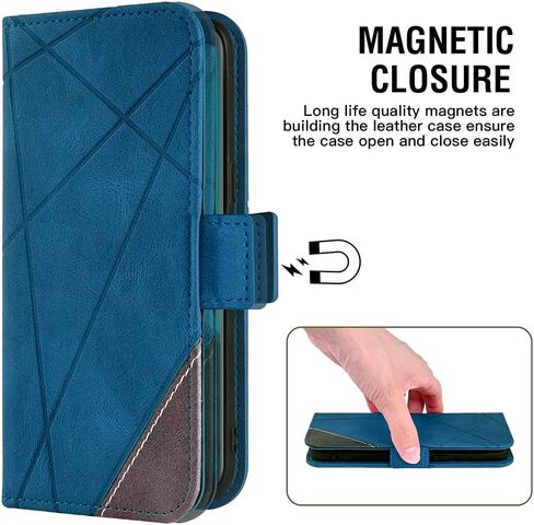 Asuwish Compatible with Samsung Galaxy S9 Wallet Case and Tempered Glass Screen Protector Leather Flip Cover Card Holder Stand Cell Accessories Phone Cases for Glaxay S 9 Edge 9S GS9 Women Men Black in Kuwait