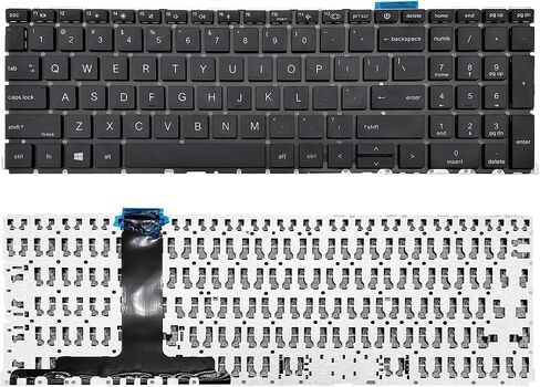 لوحة مفاتيح بديلة للكمبيوتر المحمول HP ProBook 450 G8 455 G8 455R G8 450 G9 455 G9 650 G8 بدون إضاءة خلفية تخطيط أمريكي in Saudi Arabia
