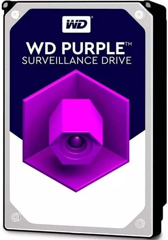 القرص الصلب الداخلي ويسترن ديجيتال 10 تيرابايت WD Purple للمراقبة - SATA 6 جيجابت/ثانية، ذاكرة تخزين مؤقت 256 ميجابايت، 3.5 بوصة - WD101PURZ (الإصدار القديم) in Saudi Arabia