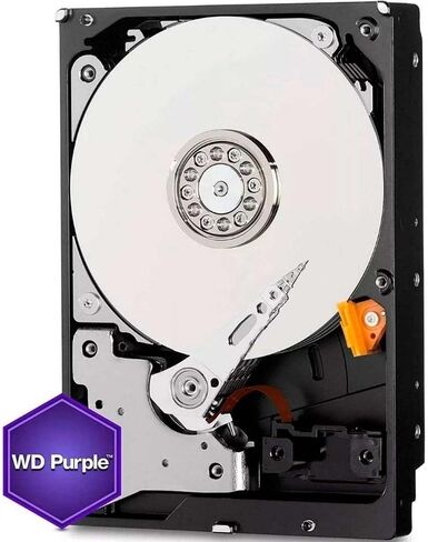 القرص الصلب الداخلي ويسترن ديجيتال 10 تيرابايت WD Purple للمراقبة - SATA 6 جيجابت/ثانية، ذاكرة تخزين مؤقت 256 ميجابايت، 3.5 بوصة - WD101PURZ (الإصدار القديم) in Saudi Arabia