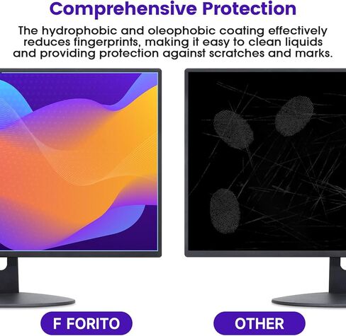 F FORITO 28 inch Anti Blue Light Matte Computer Screen Protector, Compatible with SAMSUNG 28 Inch Computer, Reduce Eye Strain Anti Reflection Anti Glare Computer Screen Cover in Saudi Arabia
