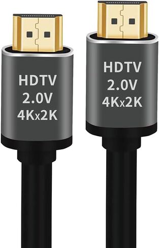 2 Pack 4K HDMI Cable 5 ft, 18Gbps High Speed HDMI Cables, 4K@60Hz HDR HDMI 2.1 Cable, Com.patible Our Wireless HDMI Transmitter and Receiver Kits for Projector, Camera, Laptop, Monitor, PS4, More in Kuwait