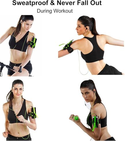 Sport Headphones Wired Sweatproof, Over Ear Earbuds for Running Gym Workout Exercise Jogging, Stereo in Ear Earphones with Mic, Noise Isolating Earhook Ear Buds for Cell Phone MP3 Laptop Blue in Saudi Arabia