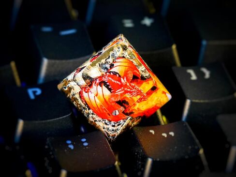 DATKEY Dragon Resin OEM SA Profile Key Cap, Dragon keycap Custom Color Dragon RGB Keyboard Cherry MX Mechanical Gaming Most Keyboard SA Gift for Dad Man Parent (1 FBA Blue Dragon) in Saudi Arabia