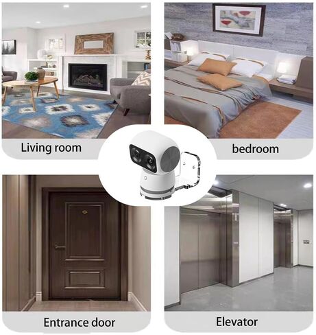 Wall Mount Acrylic Bracket Compatible with Eufy Security Indoor Cam S350, Acrylic Surveillance Bracket with Adhesive and Screws, Indoor/Outdoor, Better Camera Angles,1Pack in Saudi Arabia