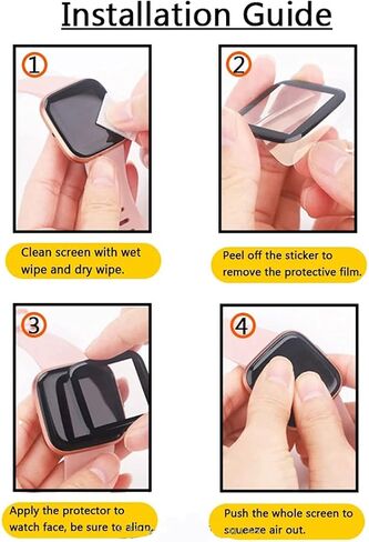 for P95 Smart Watch Screen Protector, Full Coverage 3D Curved Edge Frame Case Friendly Anti Scratch HD Clear Film For Popglory P95 2.01'' Smartwatch/ZOSKVEE P95 / P95 Smart Watch [3-Pack] in Saudi Arabia