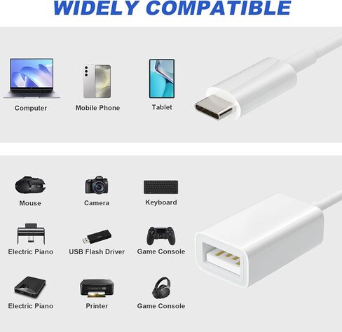 Coolden USB C to USB Adapter 3.0 OTG Adapter USB Male to USB C Female Adapter for Fast Charging & Data Sync Compatible with MacBook Pro/Air,iPhone 15 Pro Max/15 Plus/15,Samsung Galaxy S24/S23/S22/S21 in Kuwait