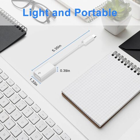 Coolden USB C to USB Adapter 3.0 OTG Adapter USB Male to USB C Female Adapter for Fast Charging & Data Sync Compatible with MacBook Pro/Air,iPhone 15 Pro Max/15 Plus/15,Samsung Galaxy S24/S23/S22/S21 in Kuwait