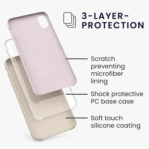 kwmobile Case Compatible with Apple iPhone XR Case - TPU Silicone Phone Cover with Soft Finish - Apricot in Saudi Arabia