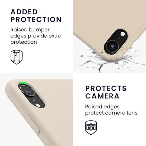 kwmobile Case Compatible with Apple iPhone XR Case - TPU Silicone Phone Cover with Soft Finish - Apricot in Saudi Arabia