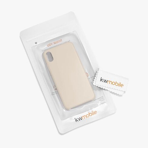 kwmobile Case Compatible with Apple iPhone XR Case - TPU Silicone Phone Cover with Soft Finish - Apricot in Saudi Arabia
