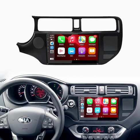 أندرويد 12 راديو Carplay اللاسلكي لكيا ريو K3 2011-2015 مشغل فيديو الوسائط المتعددة ستيريو لتحديد المواقع والملاحة 4G واي فاي رئيس وحدة in Kuwait