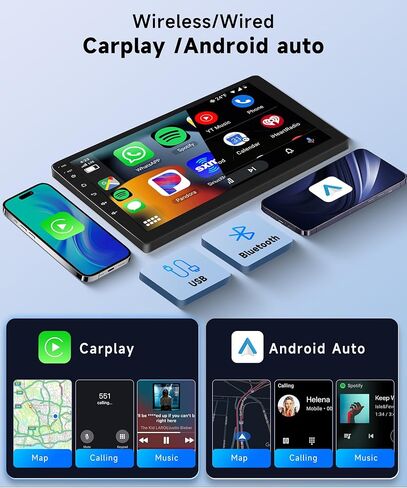 8Core 4+64G- لسيارة Toyota RAV4 2001-2006 Android ستيريو مع Carplay لاسلكي Android Auto، 9 بوصة HD 1280 * 720P IPS شاشة لمس راديو مع نظام تحديد المواقع واي فاي DSP صوت بلوتوث 5.0 SWC كاميرا احتياطية in Saudi Arabia