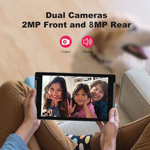 تابلت Android 12 مقاس 10.1 بوصة مع حامل، ذاكرة وصول عشوائي 6+6 جيجابايت، ذاكرة تخزين داخلية 128 جيجابايت، 512 جيجابايت قابلة للتوسيع، تابلت Google GMS، شحن سريع 6000 مللي أمبير في الساعة، كاميرا مزدوجة 8 ميجابكسل، 2.4G/5G WiFi6، شاشة لمس IPS HD (أسود) in Kuwait