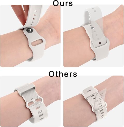 Meliya Silicone Watch Bands, 20mm 22mm Quick Release Soft Sport Replacement Watch Strap for Women Men in Saudi Arabia