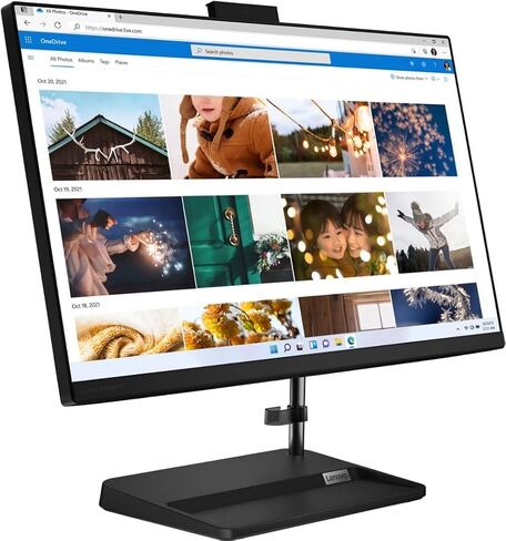 Lenovo IdeaCentre AIO 3i 23.8" Touchscreen IPS FHD All-in-One Desktop PC (Intel i3-1215U, 16GB RAM, 2TB PCIe SSD, WiFi 6, Webcam, Win11P) w/Wireless KYB, Wireless Mouse, & DKZ USB Port Expander in Saudi Arabia