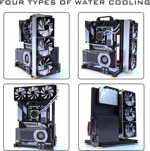 DIY Aluminium Pc Open Case Computer Chassis Test Bench Support Water Cooling Support Server chassis Support Itx Matx Atx Eatx (3.ATX) in Saudi Arabia