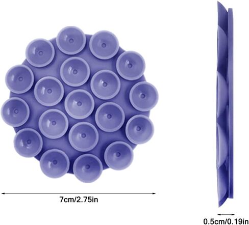 جراب هاتف بالشفط من السيليكون من AFUNTA، 10 قطع متعددة الأغراض غير قابلة للانزلاق ذاتية اللصق وحامل هاتف متوافق مع معظم الهواتف المحمولة in Kuwait