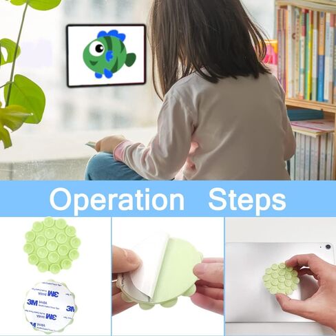 جراب هاتف بالشفط من السيليكون من AFUNTA، 10 قطع متعددة الأغراض غير قابلة للانزلاق ذاتية اللصق وحامل هاتف متوافق مع معظم الهواتف المحمولة in Kuwait