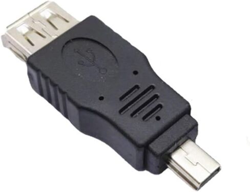 Mini USB 2.0 OTG Connector, Mini USB Male to Type A Female OTG Adapter Connector Converter Coupler for Digital Camera in Saudi Arabia