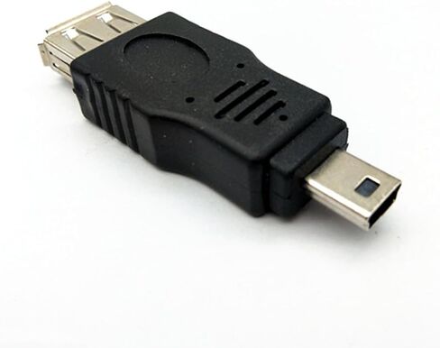 Mini USB 2.0 OTG Connector, Mini USB Male to Type A Female OTG Adapter Connector Converter Coupler for Digital Camera in Saudi Arabia