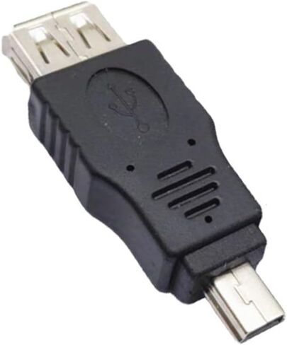 Mini USB 2.0 OTG Connector, Mini USB Male to Type A Female OTG Adapter Connector Converter Coupler for Digital Camera in Saudi Arabia