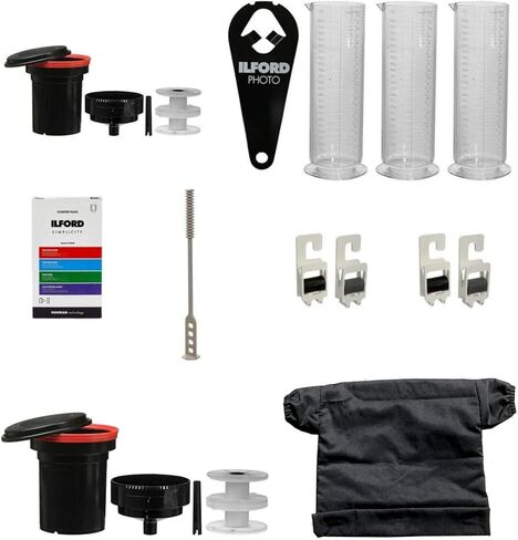 Paterson And Ilford Film Processing Kit with Extra Developing Tanks and Reels Bundle (3 Items) in Saudi Arabia
