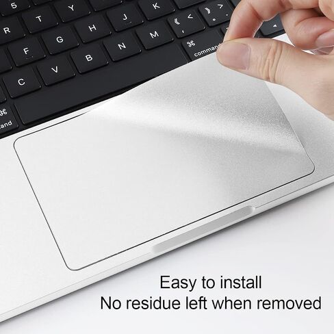 غطاء لوحة التتبع Batianda متوافق مع جهاز MacBook Pro 14 بوصة موديل A2442 M1 Pro /M1 Max (إصدار 2021)، مسند حماية لنصف الجسم مع واقي لوحة اللمس، فضي in Saudi Arabia
