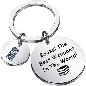 CHOORO Doctor Keychain Books! The Best Weapons In The World Keyring