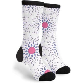 Casual Cool 3D Printed Crazy Funny Colorful Fancy Novelty Graphic Crew Tube Socks