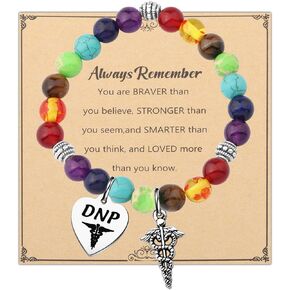 WSNANG DNP Keychain Doctor of Nursing Practice Graduation Gift You Are Braver Stronger Smarter Than You Think Keychain