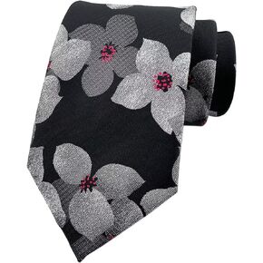 Men's Floral Tie Jacquard Luxury Modern Pattern Wedding Necktie for Groomsmen Gifts