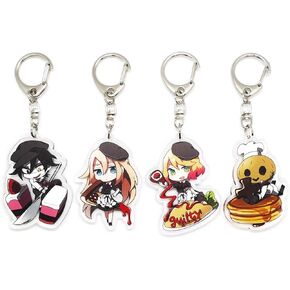 Inc. - Set of 4 Angels Death Acrylic Keychain Rachel Gardner, Isaac Foster, Catherine Ward, Edward Mason