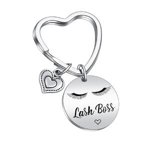 Artists Keychain Beautician Stylists Gift Eye Lashes Estheticians Gift Beauty Salon Jewelry Eye Lash Professional Keychain Beautician Graduation Jewelry Cosmetologist Gift