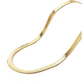 Herringbone Chain 316L Stainless Steel 14,16,18,20,22,24,27,30 inches Necklace for Men and Women in Gold, Silver Tone