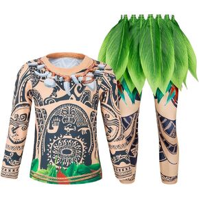 Jurebecia Cartoon Costume Role Play for Little Boys Long Sleeve Set Kids Toddler Halloween Birthday Party Outfit 2-10 Years