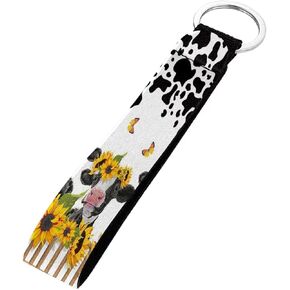 Jeiento Wristlet Lanyard Key Chain Holder for Women, Key Chains with Metal Ring for Car Keys, Backpacks, Gym Daypacks