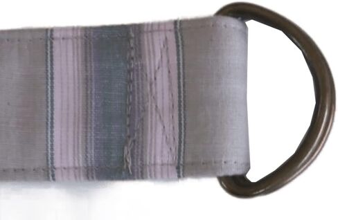 Cotton woven Stripe waist Belt Double D ring multicolored girl teen women Belt soft vintage designer in Saudi Arabia