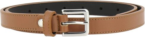 FASHIONGEN - Woman Italian Leather Belt, 2 cm width Ladies Belt for dress, pants, LINDA in Saudi Arabia