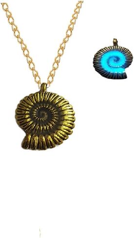Conch Shell Necklace Boho Ethnic Seashell Pendant Necklace Stainless Steel Snail Shell Spiral Necklace for Women Men Girls Summer Jewelry Gift in Kuwait
