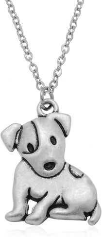 PammyJ Jack Russell Dog Necklace, 17.5" in Saudi Arabia