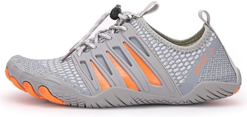 Quick-Dry Water Sports Barefoot Shoes for Swim Beach Pool Surf Yoga for Women Men - Outdoor Surf Yoga Exercise - (Water Shoe-Grey Dori) in Saudi Arabia