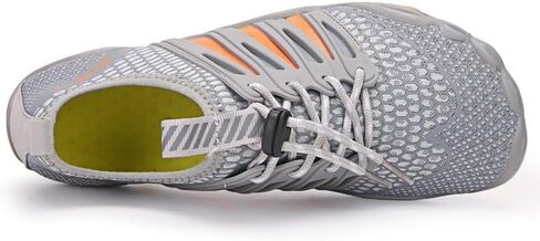 Quick-Dry Water Sports Barefoot Shoes for Swim Beach Pool Surf Yoga for Women Men - Outdoor Surf Yoga Exercise - (Water Shoe-Grey Dori) in Saudi Arabia