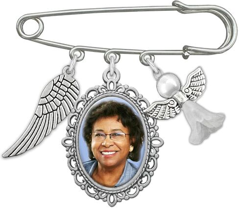 الزفاف التذكاري العروة دبوس باقة سحر التذكاري الجارديان جناح الملاك لأب العريس أو أم العروس رفقاء الزفاف باقة دبوس بروش سحر يتضمن برنامج تغيير حجم الصور in Kuwait