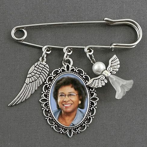 الزفاف التذكاري العروة دبوس باقة سحر التذكاري الجارديان جناح الملاك لأب العريس أو أم العروس رفقاء الزفاف باقة دبوس بروش سحر يتضمن برنامج تغيير حجم الصور in Kuwait