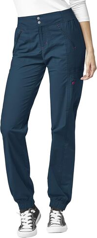 WonderWink WonderFlex Women's 5908 Utility Cargo Zip Jogger Pant (Caribbean, 3X-Large) in Saudi Arabia