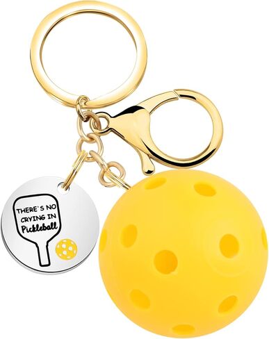 Pickleball عاشق هدية Pickleball حقيبة كليب سلسلة المفاتيح Pickleball عاشق سلسلة المفاتيح مع سحر Pickleball in Kuwait