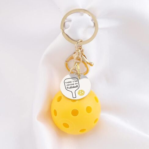 Pickleball عاشق هدية Pickleball حقيبة كليب سلسلة المفاتيح Pickleball عاشق سلسلة المفاتيح مع سحر Pickleball in Kuwait