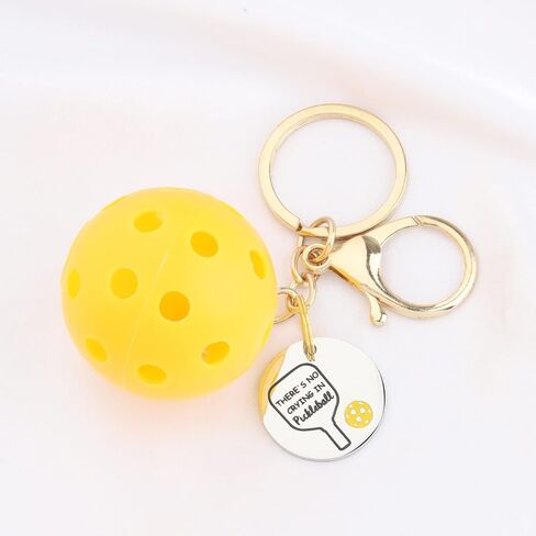 Pickleball عاشق هدية Pickleball حقيبة كليب سلسلة المفاتيح Pickleball عاشق سلسلة المفاتيح مع سحر Pickleball in Kuwait